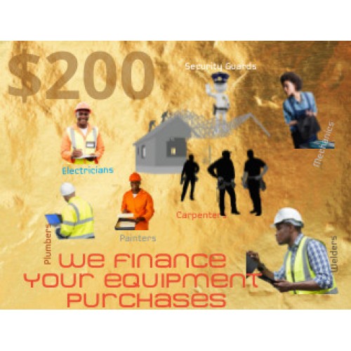 ECOWAS And CEMAC  Artisan Short Term Loan For Equipment $200